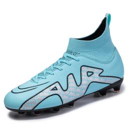 Botas de futebol de alta qualidade fg/tf crianças sapatos de futebol jogo grama sapatos de treinamento crianças anti-deslizamento respirável chuteiras de futebol 2024 novo - Image 5