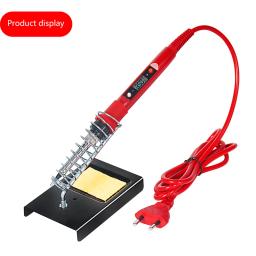 Kit de soldagem elétrica digital 80w/60w, conjunto de ferramenta de soldagem com temperatura ajustável, aquecedor de cerâmica, 220v - Image 2