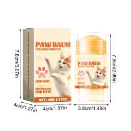 Creme Hidratante para Pés para Pet, Bálsamo Pata, Suprimentos de Cuidados Domésticos, Patas de Inverno, Produto de Higiene para Gato, 40g - Image 6