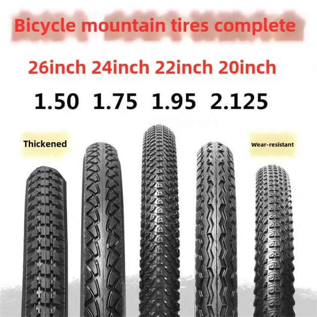 Pneu de Bicicleta Resistente 20-26 Polegadas x 1.50-2.125 Durável e Versátil