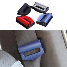 2 pçs cinto de segurança do carro fivela clipe cinto de segurança rolha ajustador clipe para relaxar ombro pescoço cinta do carro clipes acessórios do carro - Image 1