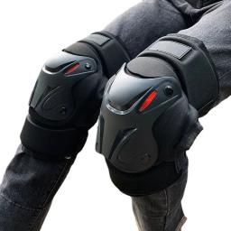 Equipamento de proteção para motociclismo, joelheiras cross-country, anti-queda, novo, 1 par, 2024 - Image 3