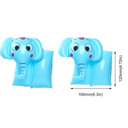 Flutuador inflável para adultos e crianças, natação, animal dos desenhos animados, manga flutuante, segurança infantil, treinamento de natação, moda, 2 peças - Image 6
