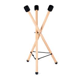 Tambor rack língua mão suporte de madeira faia triângulo suporte pendurar handpan universal dobrável portátil acessórios tambor - Image 4