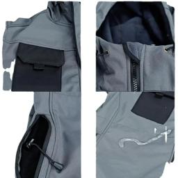 Jaqueta tática Soft Shell masculina, caça, agente especial, à prova de vento, treinamento, jaquetas de carga multi bolso, casacos de caminhada ao ar livre - Image 6