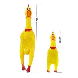 Screaming Chicken Toy for Dogs, Squeezing Sound, Pet Acessórios, Dog Toys, Dental Chews Supplies, Produtos interativos - Image 6