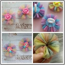 6cm 5 jardas arco-íris tule colorido iridescente malha fita diy bandana pom cozimento presente embrulho material festa evento decoração - Image 6