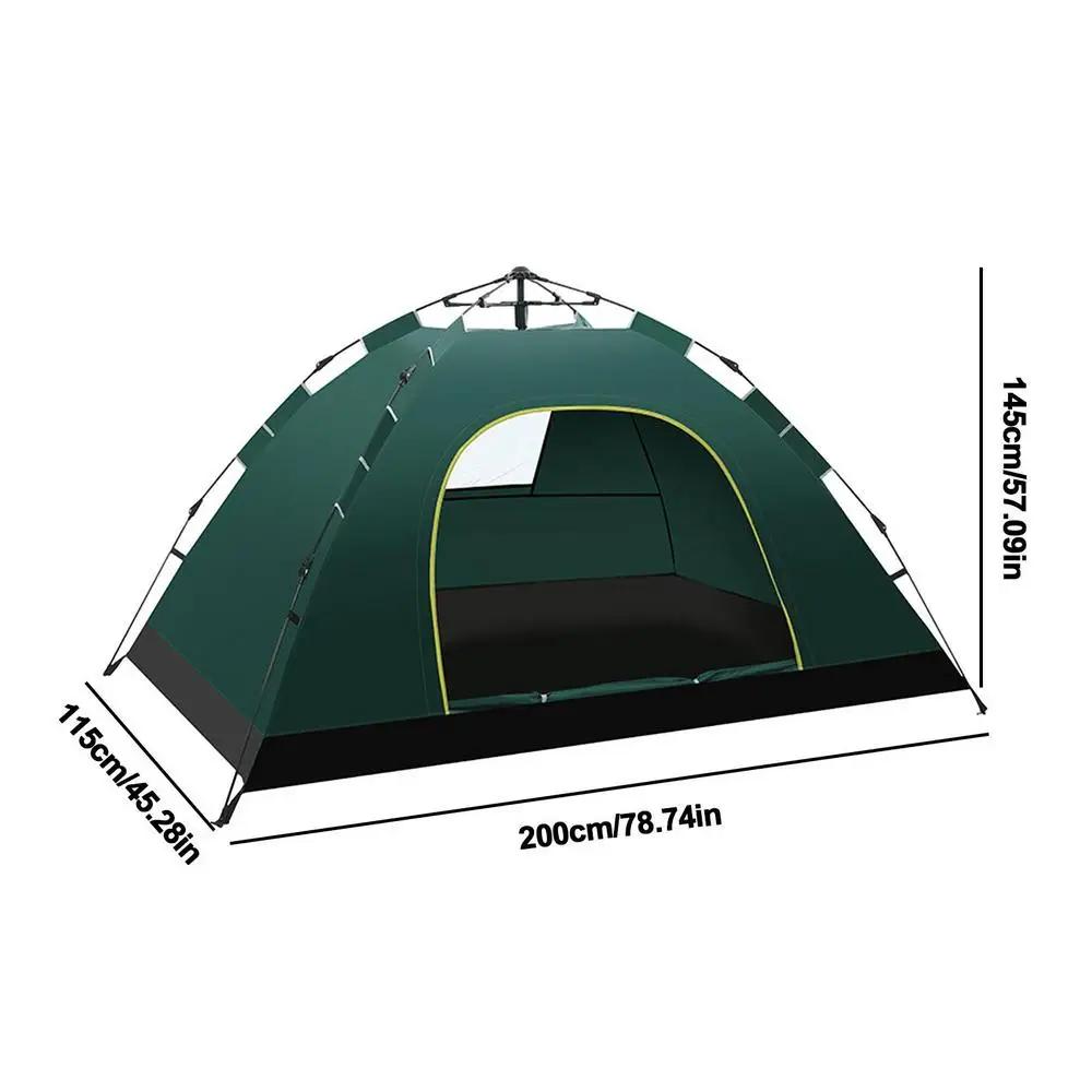 Barraca de acampamento leve de camada única, exterior, praia, mochila, caminhada, viagem, 2 pessoas - Image 1