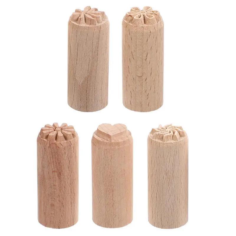 5pcs/7pcs Mão Esculpida Ferramentas De Cerâmica De Madeira Selos De Madeira Natural Para DIY Clay Pottery Printing Blocks Clay Tool - Image 1