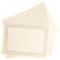 Papel De Fronteira Da Página Interna, Certificado Em Branco, Páginas De Pergaminho, Escritório Escrito, A4, 10 Pcs - Image 3