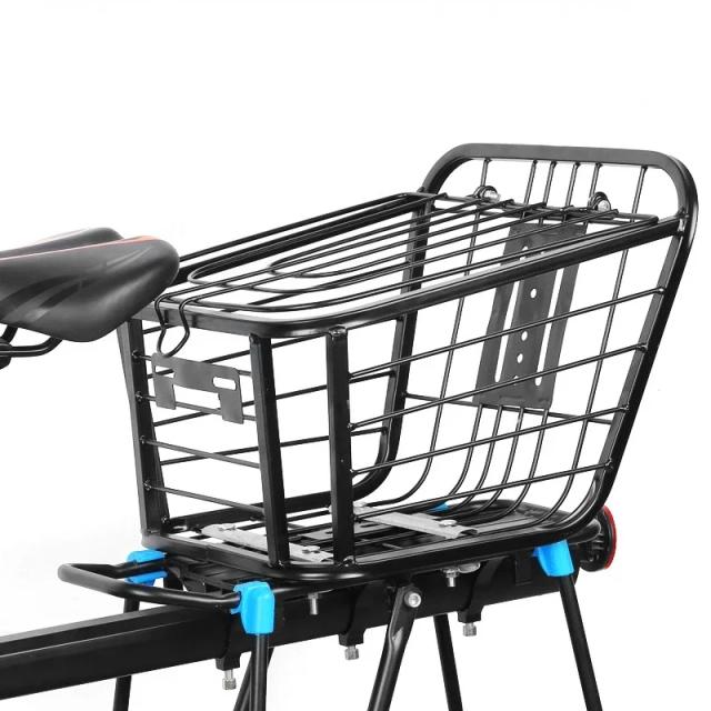 Cesta Traseira para Bicicleta com Pannier e Suporte para Animais de Estimação, Ideal para Transporte e Acessórios de Ciclismo