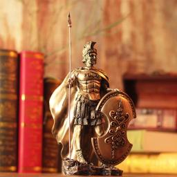 Modelo de armadura de guerreiro medieval, ornamentos de cavaleiro romano antigo, arte vintage europeia, armadura de guerreiro, decoração de quarto de casa, escritório - Image 4