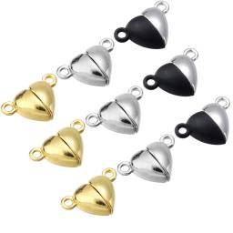 Fechos magnéticos para fazer jóias, amor coração em forma, ímã final fecho conectores, DIY colar e pulseira, atacado, 5 pçs/lote - Image 6