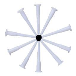 Yoga Bola Air Plug Pin, Alta Qualidade, Fitness Esporte Bola, Rolha De Ar, Cama Inflável, Salto, Horse Horn Balls, Plugues De Válvula, 10 Pcs - Image 5