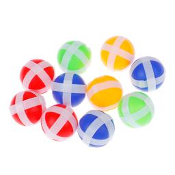 5/10 pçs jogos de esportes dardo board alvo tiro brinquedo bola de alvo brinquedo ao ar livre pegajoso bola cor aleatória - Image 5