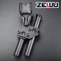 ZEWU-Tactical Seta Aljava, Suporte De Fibra De Carbono, Cinto Portátil, Correia, Caça, Tiro Com Arco Acessórios, 2 Tubos - Image 3