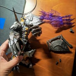 Digimon anime figura modelo digital bebê preto guerra greymon terno móvel kit figuras de ação anime periférico brinquedo colecionável presente - Image 4