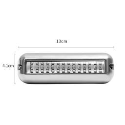 Waterproof Marine Boat LED Light, Aço Inoxidável, Pontão Subaquático, Lâmpada Transom, Yacht Cabin, Deck, Luzes Traseiras Acessórios, 42 LED - Image 4