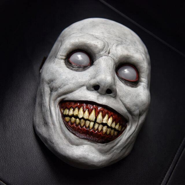 Assustador máscara de halloween demônios sorridentes máscaras faciais de terror o mal cosplay adereços festa masquerade máscara de halloween acessório de roupas