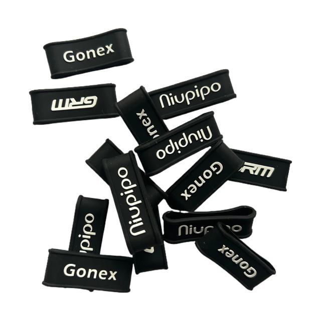 Conjunto de 10 Anéis de Silicona e Borracha para Raquetes de Tênis - Overgrips de Alta Qualidade