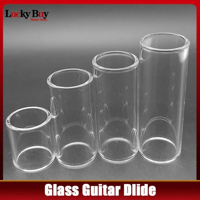 Slide de Guitarra em Vidro Cristal - Comprimentos de 28mm, 50mm, 60mm e 70mm - Acessório Ideal para Músicos