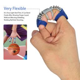 Basquete Finger Guard Exercício Protector, Artrite Apoio, Sport Aid, Equipamento De Formação, Látex, Berços De Dedo, 1Pc - Image 2