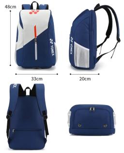 Yonex-Mochila de Badminton Design Ergonômico para Homens e Mulheres, Saco de Raquete de Tênis, 2-4 Raquetes, Compartimento de Sapatos, Alta Qualidade - Image 6