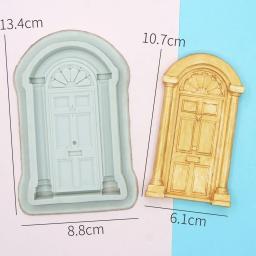 Retro porta molde de silicone quadro borda fondant bolo decoração biscoito cozimento doces natal chocolate gumpaste moldes - Image 4