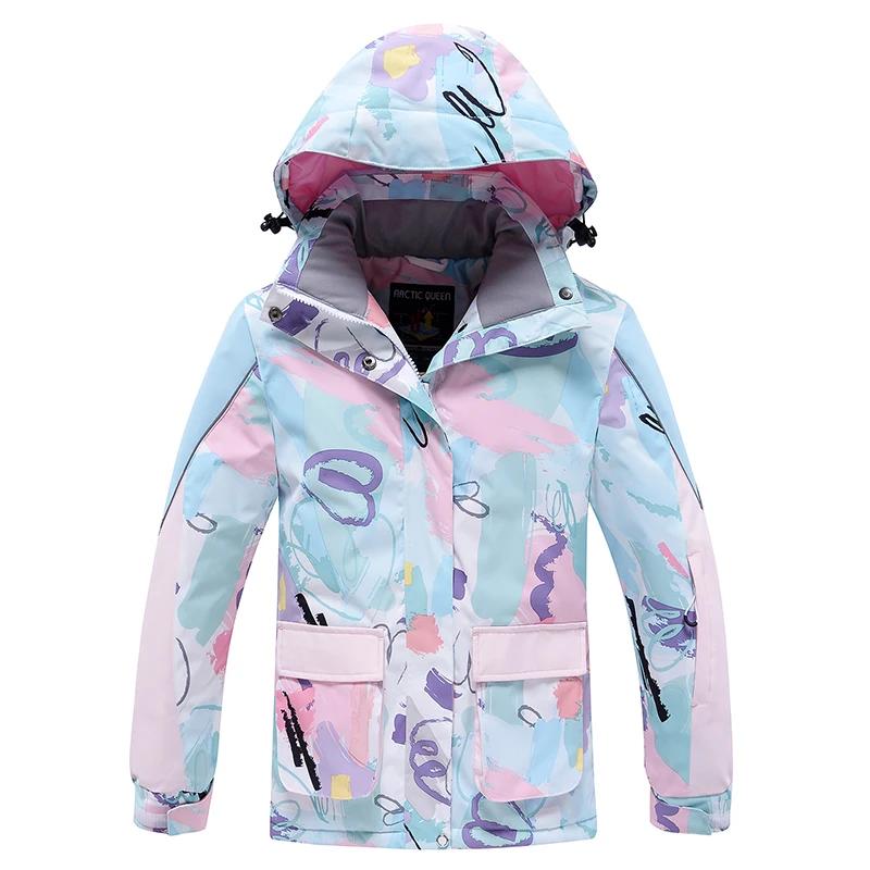 Fato de neve infantil, conjuntos de roupas snowboard, roupa exterior, casaco de esqui, calças, fantasias infantis, moda, menino e menina - Image 1