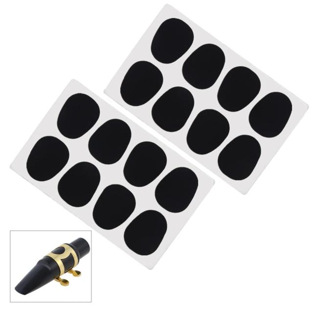 Kit de 16 Patches de Silicone para Saxofone e Clarinete - Espessura de 0,5 e 0,8 mm