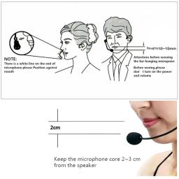 -Microfone com fio profissional, megafone, alto-falante de rádio, amplificador de voz, som claro, microfone para conferência, 3,5mm - Image 6