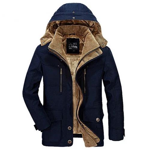 Blusão com capuz acolchoado de algodão masculino, jaqueta espessa, parka quente, casacos plus size, novo menos 40 graus, casacos de inverno, 5XL, 6XL