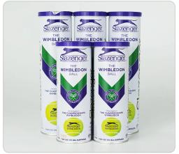 Slzenger-Canned Professional Bolas de tênis Copas, Competição Tênis Wimbledon, Schlesinger, 3 Pcs por tubo - Image 4