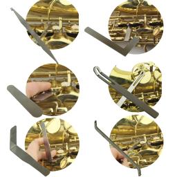 Sax Repair Tool Peças de Reposição Instrumento Profissional Manutenção, reparação de sopros, durável, resistente para oboé clarinete, 1 conjunto - Image 4
