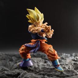 6.29in/16cm anime dragon ball z figura kamehameha son goku figura pvc figuras de ação coleção modelo brinquedos para presentes de natal - Image 2