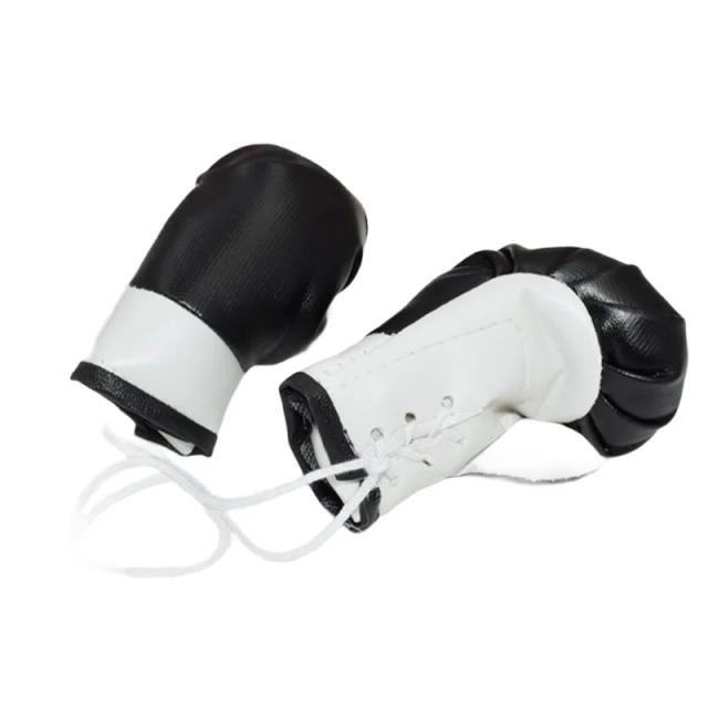 Mini Luvas de Boxe Couro 5.5cm Acessórios de Boxe para Carro e Decoração
