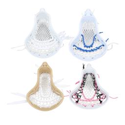 Lacrosse Head Mesh Strung Wear Proof, Nylon Stick Heads para competição de treinamento - Image 1