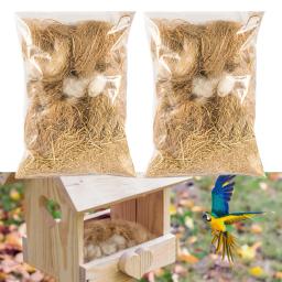 Material do ninho misto macio e flexível, Acessórios para pássaros e animais selvagens, Colibri, Novo material prático - Image 3