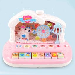 Instrumento Musical com Som e Luz, Brinquedos Aprendizes do Floco de Neve, Piano Eletrônico, Presentes para Meninos e Meninas, 1 Ano, 2 Anos, 3 Anos - Image 5