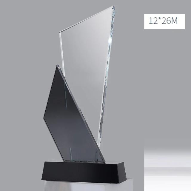 Troféu de Cristal Personalizado com Impressão Colorida para Reconhecimento e Premiação de Funcionários