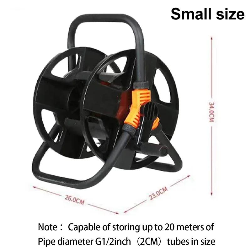 Conjunto de carretel de mangueira, rack de armazenamento de tubo de água, abs premium, ferramenta de braço único para lavagem de carro, rega, suprimentos de jardim único - Image 1