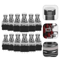 Botão interruptor efetor para guitarra, nove pés, ferramentas de instrumentos musicais, botões suprimentos, 3dpt, 12 pcs - Image 3