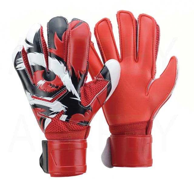 Luvas de Goleiro Espessadas para Crianças e Adultos com 5 Dedos Protetores e Tamanhos 5-10