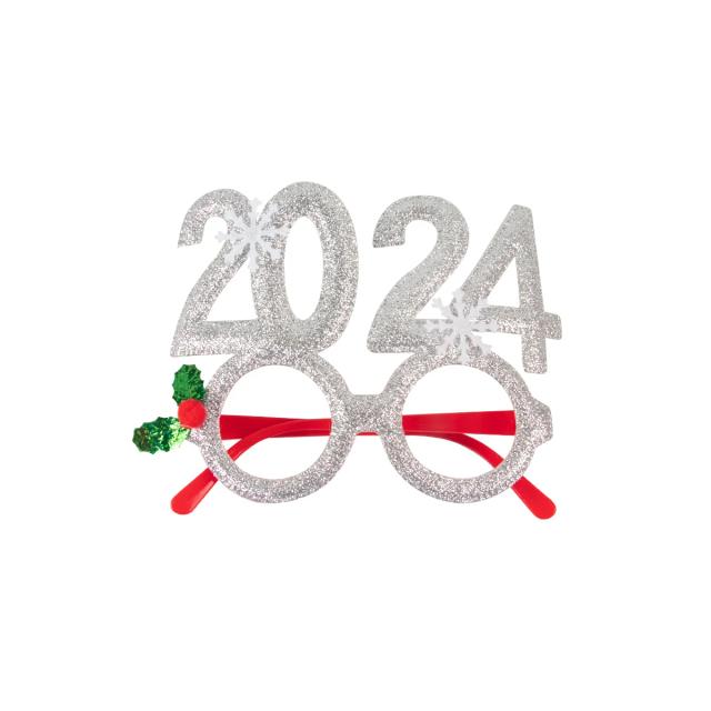Decorações de Natal 2024: Óculos Temáticos para Adultos e Crianças, Presentes Festivos com Papai Noel e Boneco de Neve