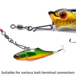 Conector de pino giratório mais pendurado, suprimentos de pesca e pesca marítima, pequenos acessórios de artes de pesca - Image 4