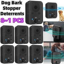 Dispositivo ultra-sônico para cães, prevenção de ruídos, dispositivo de treinamento, automático, de condução, novo, 1-8pcs - Image 1