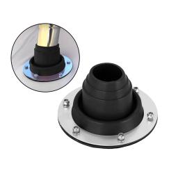 Jack do fogão da barraca com base de aço durável anti escalda proteção anel tubo piscando fornalha chaminé vent para acampamento ao ar livre yurt - Image 4