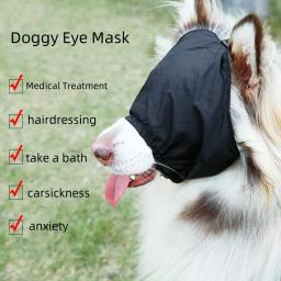Dog Blinders Calming Cap, Máscara de olho, Nylon Shading, Pet Ansiedade, Focinho, Venda para Grooming, Acessórios Anti Car - Image 2
