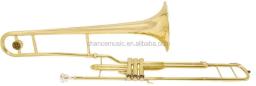 Trombone tenor profissional com estojo, instrumento de bronze, pistola chave dourada, 2017, ABC1504 - Image 2
