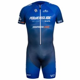 Powerslide Equipe Triathlon Skate Terno, Custom Made Skinsuit, Terno Patinadores de Velocidade, Corrida de Rolos Inline, Macacão, Roupas Speed Skats - Image 2